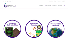 Tablet Screenshot of harvestpower.com